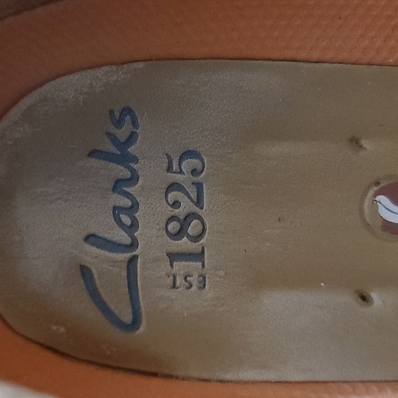 Clarks Unstructured Mens Casual Dress Shoes Brown Lace-up Size 10 EUC - Picture 2 of 11